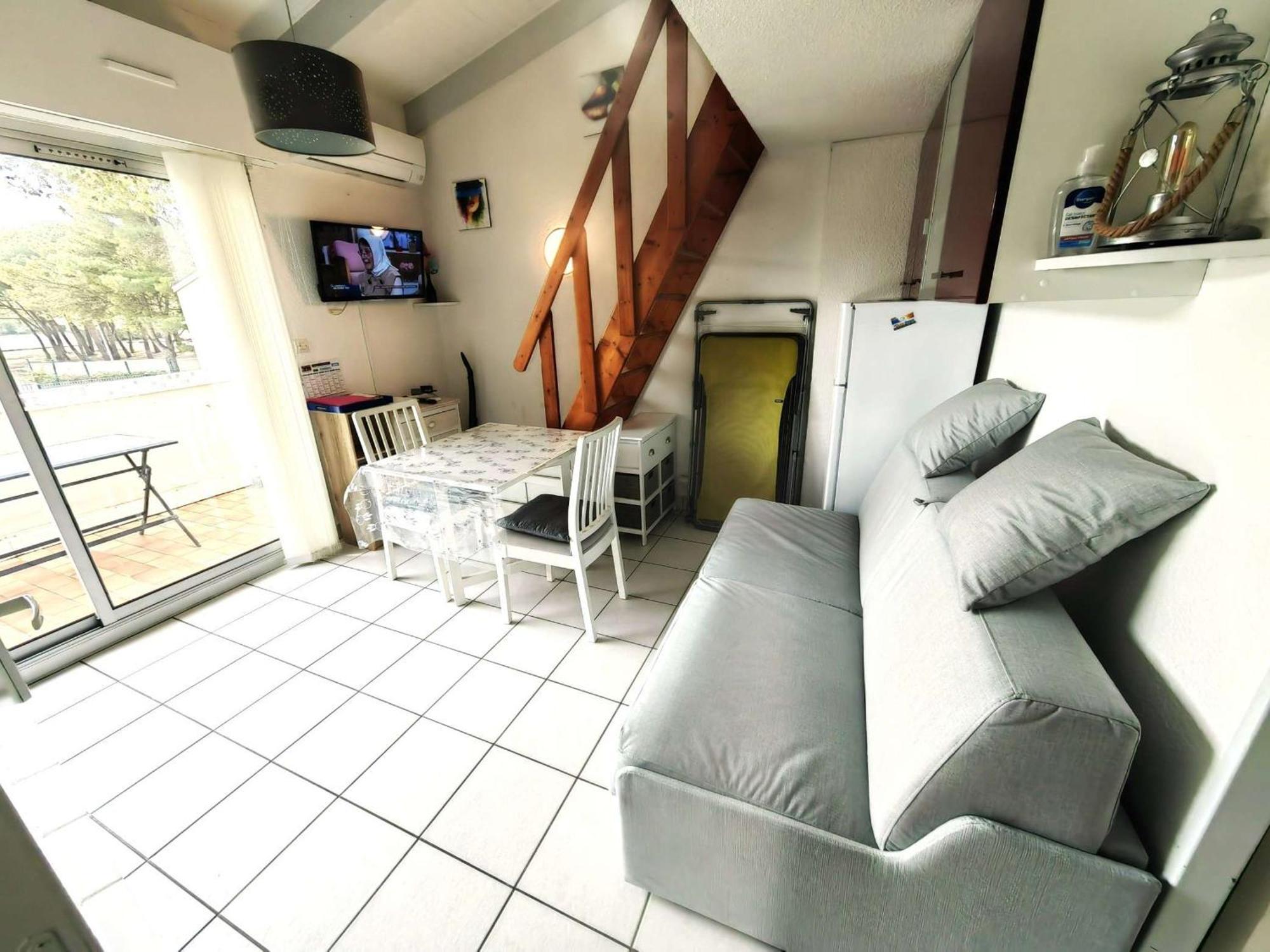 Appartement T2 Climatise Avec Mezzanine, Piscine Et Parking, Proche Plage - Agde - Fr-1-607-119 Экстерьер фото